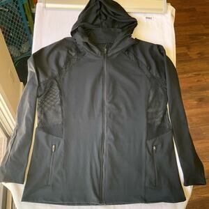 Demi Lovato Hooded Jacket with Mesh Details 1X